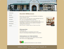 Tablet Screenshot of gasthaus-friedrich.gusti.at