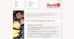 Desktop Screenshot of gusti.at