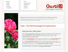 Tablet Screenshot of gusti.at